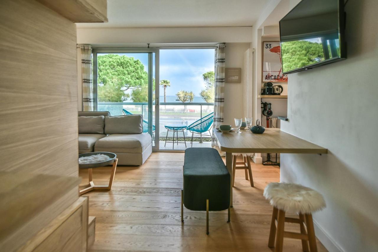 Superbe Studio En 1Ere Ligne En Plein Coeur D'Arcachon Exterior foto